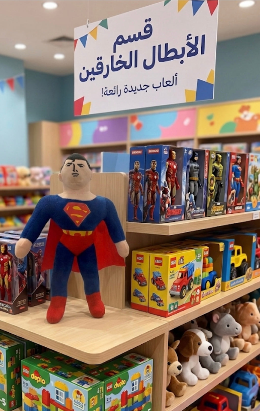 Superman soft toy
