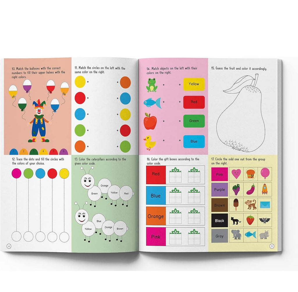 201 Brain Booster Activity Book - Fun Activities and Exercises For Children: Tracing & Pattern, Colors & Shapes, Maze