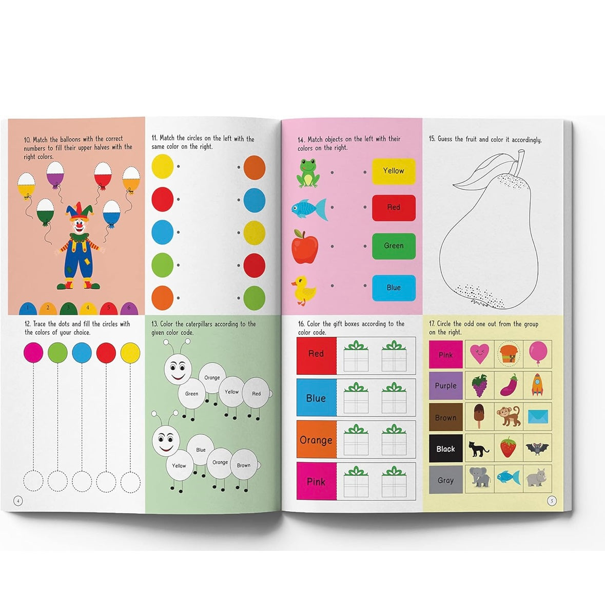201 Brain Booster Activity Book - Fun Activities and Exercises For Children: Tracing & Pattern, Colors & Shapes, Maze