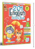 201 English Activity Book - Fun Activities and Grammar Exercises For Children: Alphabet & Words, Rhyming & Opposites