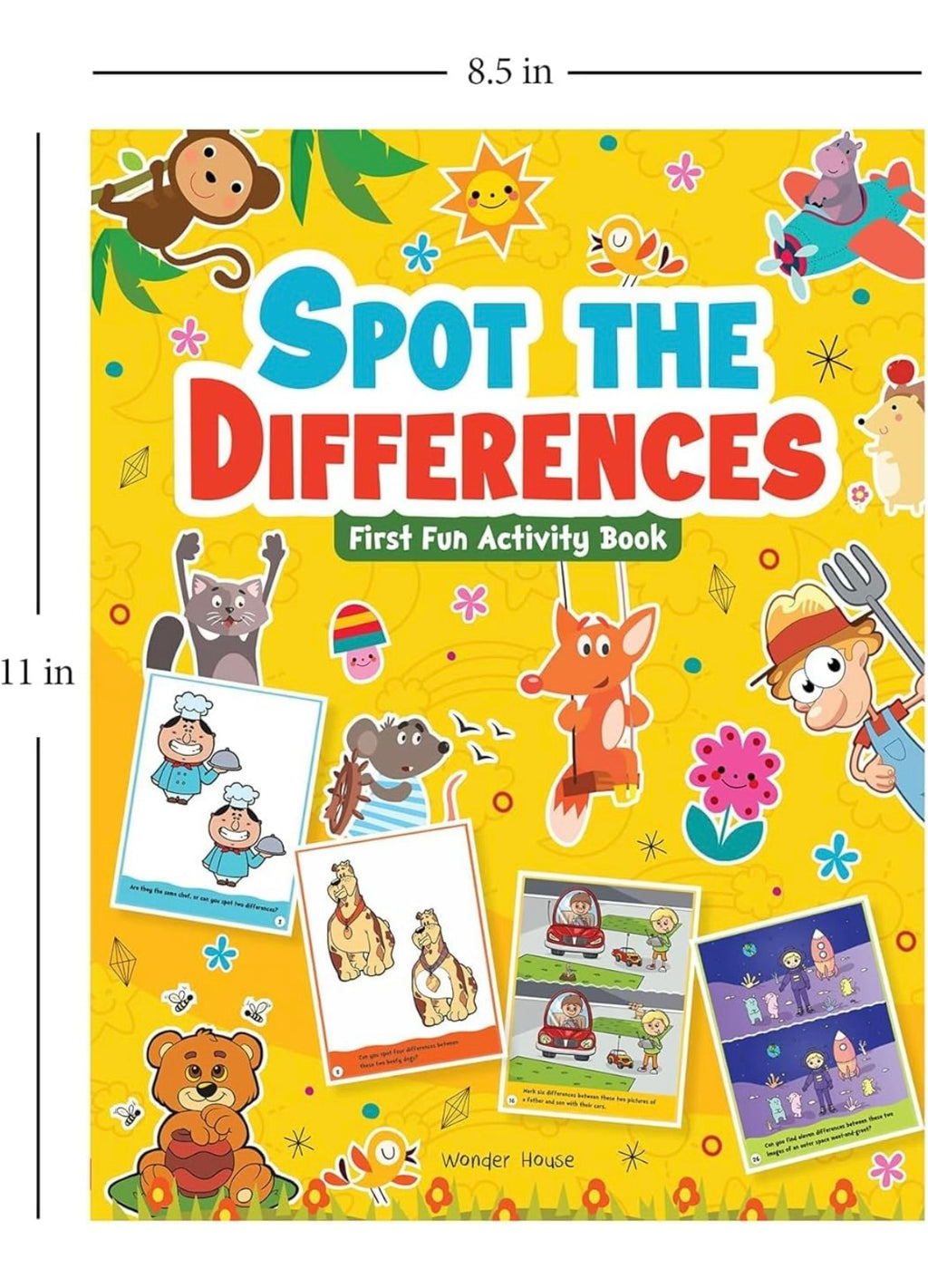 Spot the Difference: First Fun Activity Book for Kids