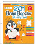 201 Brain Booster Activity Book - Fun Activities and Exercises For Children: Tracing & Pattern, Colors & Shapes, Maze