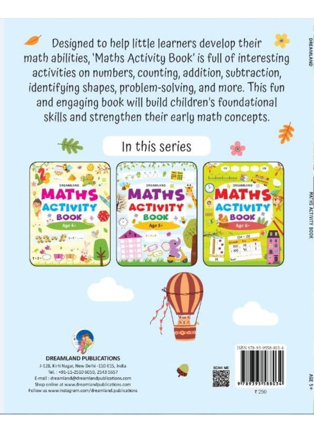 Dreamland
Maths Activity Book Age 5+