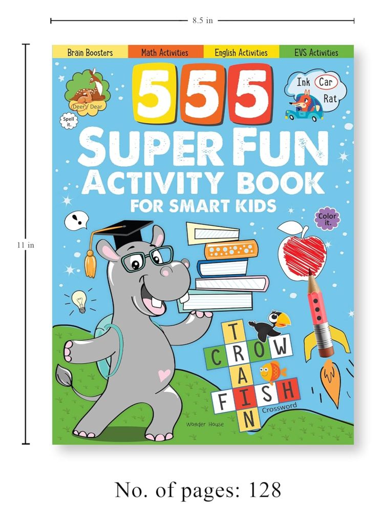 555 SUPER FUN Activity Book for Smart Kids