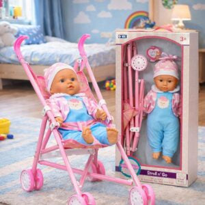 Baby and Stroller