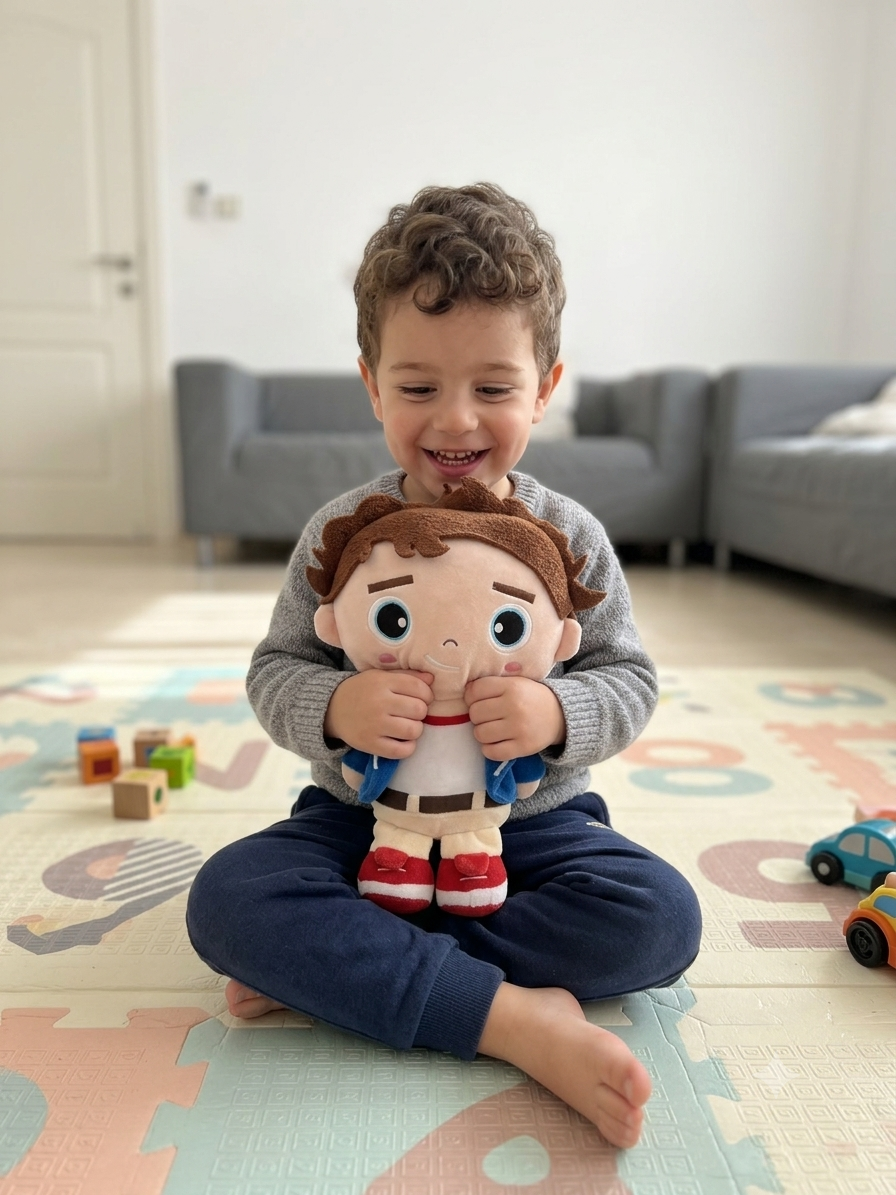 Boy soft toy