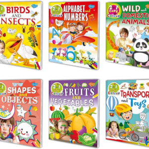 2 In 1 Copy To Color Books